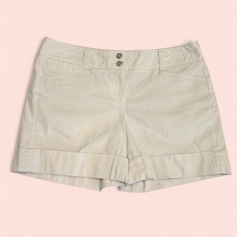 White House Black Market Pinstripe Shorts